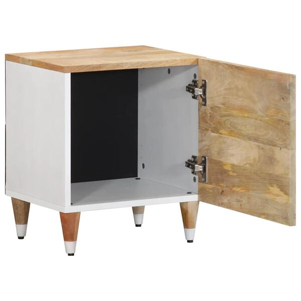 vidaXL Nočne omarice 2 kosa 40x33,5x46 cm Masivni les Mango