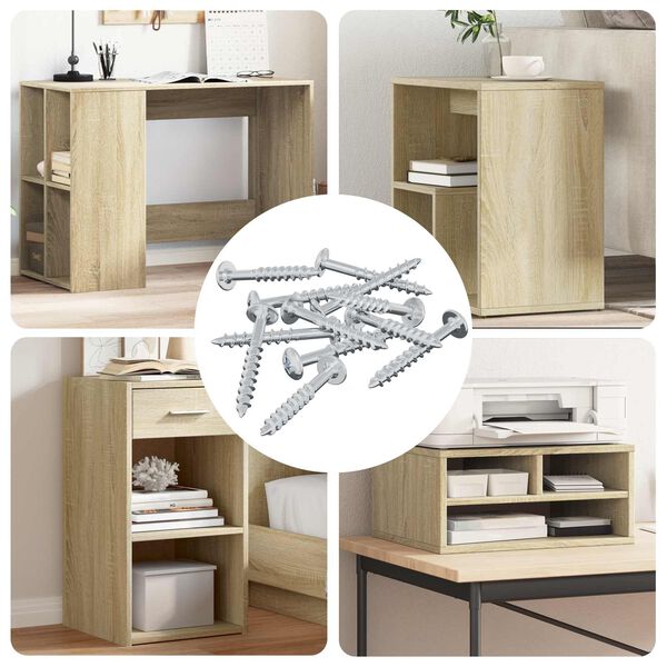 vidaXL Vijak 12 pcs srebrna 9,8 x 35 mm elezo