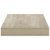 vidaXL Stenska polica barva hrasta 40x23x3,8 cm MDF