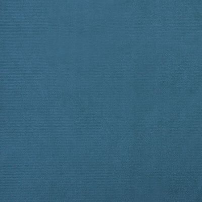 vidaXL Pasja postelja modra 70x45x33 cm žamet