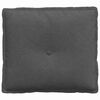 vidaXL Poglavni vzglavnik Temno siva 50 x 45 cm Žametna tkanina