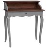 vidaXL Pisalna miza trden mahagonij 80x40x92 cm