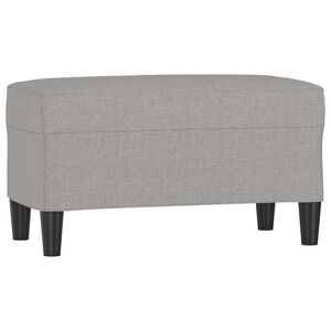 vidaXL Klop svetlo siva 70x35x41 cm blago