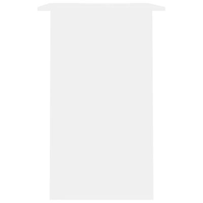 vidaXL Pisalna miza bela 90x50x74 cm iverna plošča