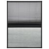 vidaXL Plise komarnik za okna aluminij 80x120 cm s senčilom