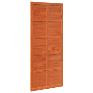 vidaXL Hlevska vrata 80 x 2,5 x 208 cm Trdna borovina Vo&scaron;čeno rjava
