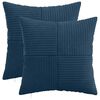 vidaXL Prevleka za blazino 2 kos ALMELO Temno modra 30 x 30 cm