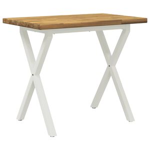 vidaXL Kvadratna jedilna miza 90 x 55 x 75 cm Masiven les akacije