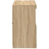 vidaXL Komoda z LED lučkami sonoma hrast 81x37x67 cm