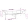vidaXL Dnevna postelja medeno rjava trdna borovina 80x200 cm