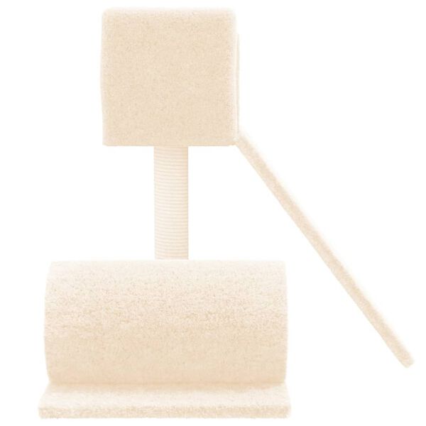 vidaXL Mačje drevo s praskalnikom iz sisala krem 59 cm