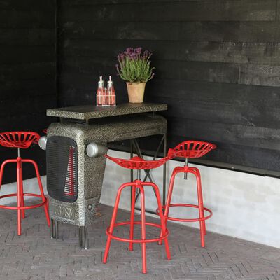 Esschert Design Barski traktorski stolček rdeč