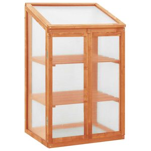vidaXL Rastlinjak 60x45x100 cm borovina