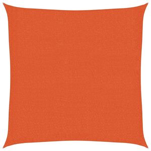 vidaXL Senčno jadro 160 g/m&sup2; oranžno 2x2 m HDPE