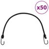 vidaXL Bungee vrv z odsevnimi trakovi in kavlji 50 kosov 59 cm