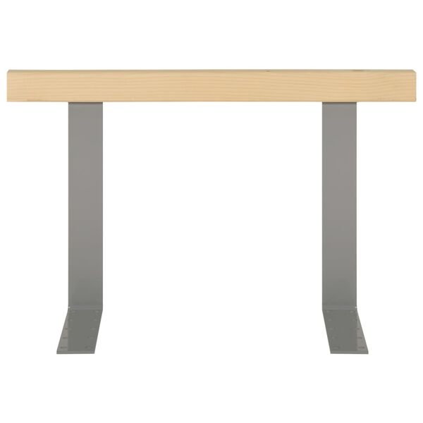 vidaXL Naslonjalo za kavč iz palet 70 cm trdna borovina