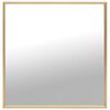vidaXL Ogledalo zlato 60x60 cm