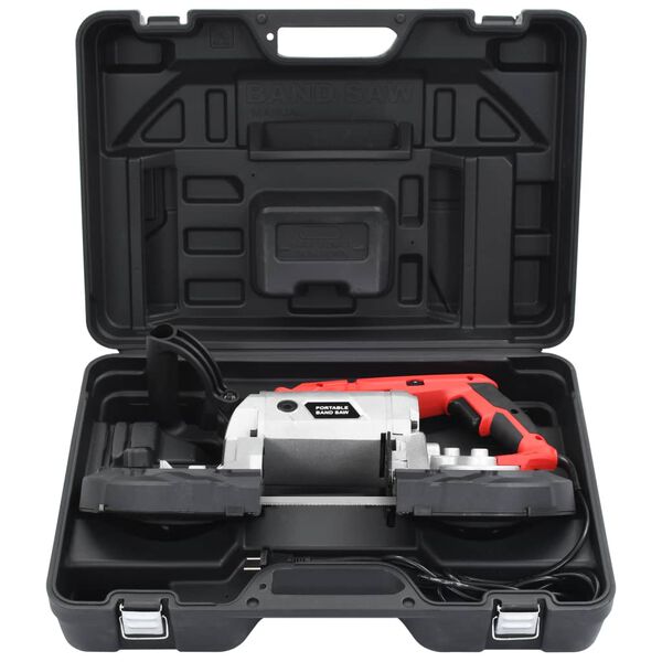 vidaXL Tračna žaga s kovčkom za prena&scaron;anje jeklo