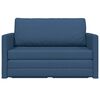 vidaXL Sofa postelja 110cm Modra blago