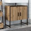 vidaXL Omarica za umivalnik artisan hrast 60x33x60 cm inž. les