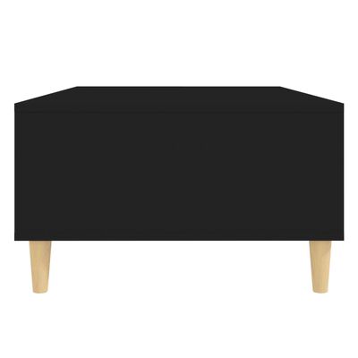 vidaXL Klubska mizica črna 103,5x60x35 cm iverna plošča