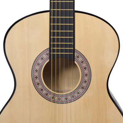 vidaXL Klasična kitara za začetnike 4/4 39" lipov les