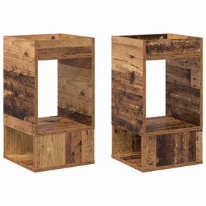 vidaXL Stranska miza 2 kos Star les 30 x 30 x 56 cm Inženirski les