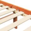 vidaXL Konstrukcija postelje 2 pcs Voskast rjav 150 x 200 cm