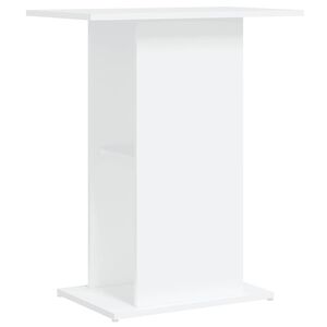 vidaXL Stojalo za akvarij belo 60,5x36x72,5 cm inženirski les