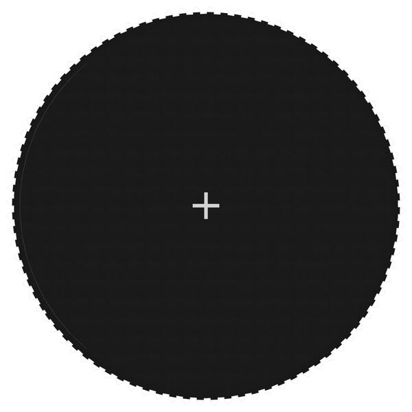 vidaXL Skakalna podloga iz blaga črna za 4,57 m okrogel trampolin