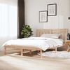 vidaXL Posteljni okvir 150x200 cm trdnega lesa