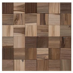 vidaXL Stenska plo&scaron;ča 11 kos Naravna 30 x 30 x 2 cm
