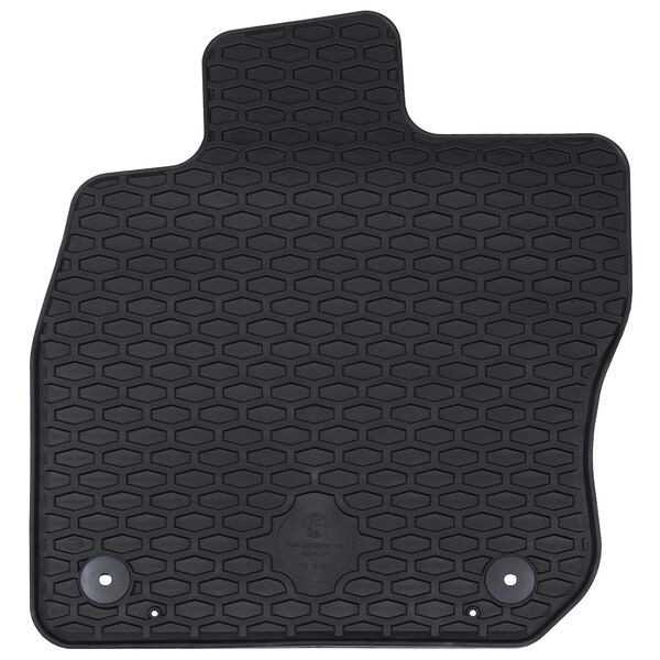 vidaXL Avto preproga 4 pcs Črna primeren za VW GOLF VIII Variant 2020-