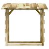 vidaXL Pergola s streho 3 kosi 100x90x100 cm impregnirana borovina