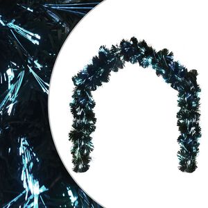 vidaXL Božična girlanda 48 LED Večbarvno PVC