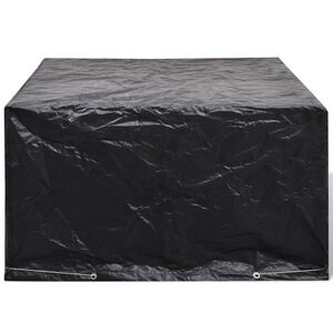 vidaXL Pokrivalo za vrtno pohi&scaron;tvo z 8 obročki 172x113x73 cm