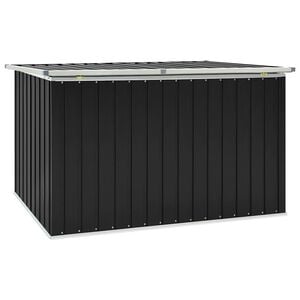vidaXL Vrtna &scaron;katla za shranjevanje antracitna 171x99x93 cm