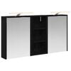 vidaXL Komplet omaric za kopalnico 3 kos 116 x 16 x 62,5 cm