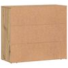 vidaXL Komoda artisian hrast 80x33x70 cm inženirski les