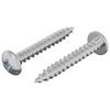 vidaXL Lesen vijak 2 kos Srebrna M4 x 28 mm elezo