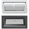 vidaXL Okno za klet RISOR 80 x 40 cm PVC in steklo Antracit