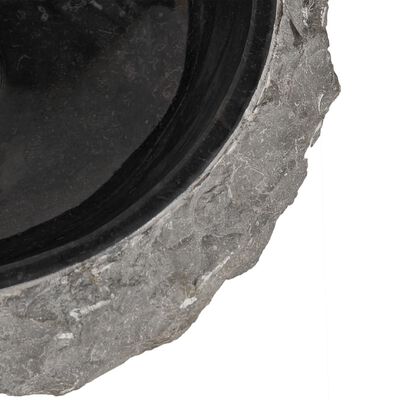 vidaXL Umivalnik 40x12 cm marmor črn