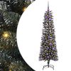 vidaXL Umestno božično drevo Zelena 150 cm PVC, plastika in jeklo