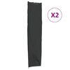 vidaXL Prevleka za vrtni senčnik 2 kosa 240x57/57 cm 420D oxford