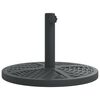 vidaXL Podstavek za senčnik za &Oslash;38/48 mm palice 12 kg okrogel