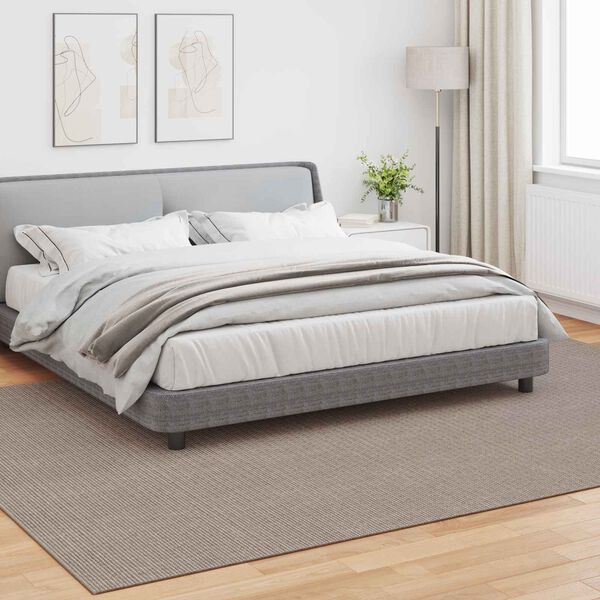 vidaXL Preproge za povr&scaron;ine LUGO Taupe 340 x 240 cm Poliester