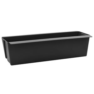 vidaXL Cvečni zaboji za euro palete 12 kos Črna 36 x 13,5 x 9,5 cm