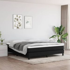 vidaXL Vzmetnica z žepkasto vzmetjo srednje trdote črna 180x200x20 cm blago