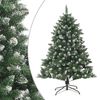 vidaXL Umetna novoletna jelka s stojalom 120 cm PVC