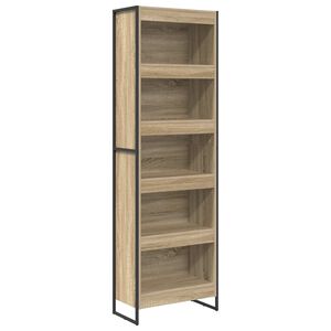 vidaXL Knjigovni omar 60 x 30 x 189,5 cm Inženirski les Sonoma